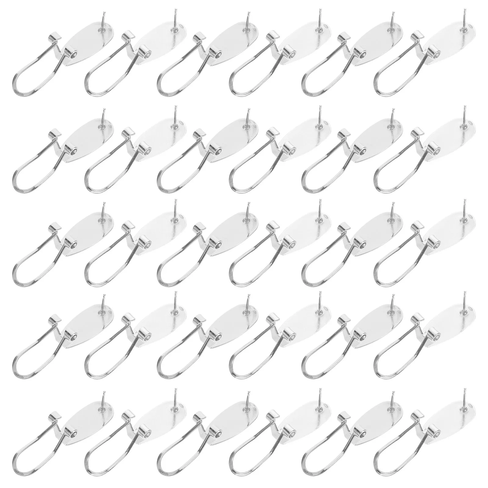 40Pcs Oval French Earring Hooks Copper Lever Back Flat Pad Studs for DIY Jewelry Making Supplies Metal Earring Hooks Craft
40Pcs Oval French Earring Hooks Copper Lever Back Flat Pad Studs for DIY Jewelry Making Supplies Metal Earring Hooks Craft