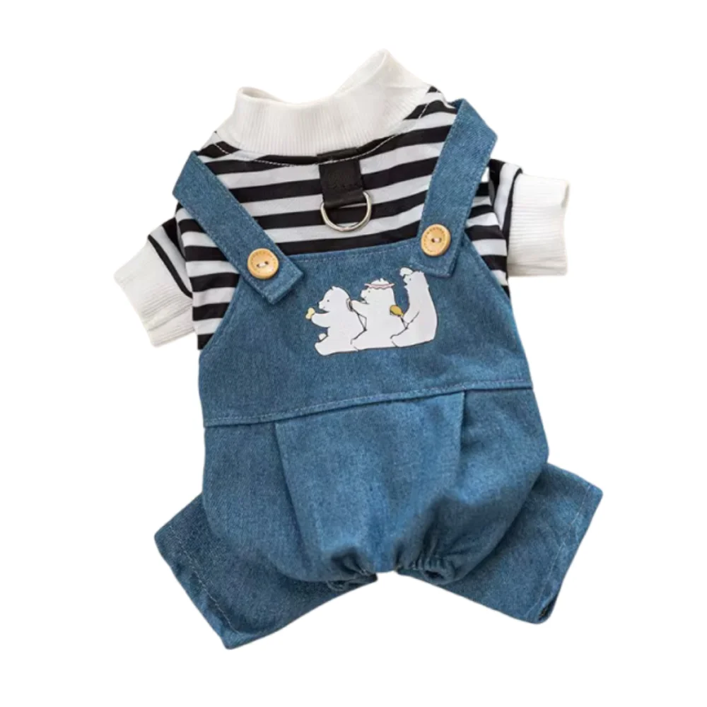 Pet T-Shirt Cute Dog Jumpsuit Towable Comfortable Pet Strap Pants Breathable Cartoon Puppy Outfit Dogs
Pet T-Shirt Cute Dog Jumpsuit Towable Comfortable Pet Strap Pants Breathable Cartoon Puppy Outfit Dogs