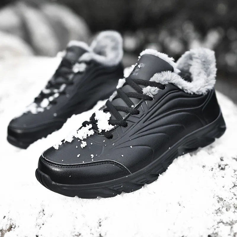 Cotton Shoes Men Winter Plush Casual Shoes Leather Warm Lace Up Black Men Sneakers Desinger Shoes Zapatos De Hombre Plus Size 47
Cotton Shoes Men Winter Plush Casual Shoes Leather Warm Lace Up Black Men Sneakers Desinger Shoes Zapatos De Hombre Plus Size 47