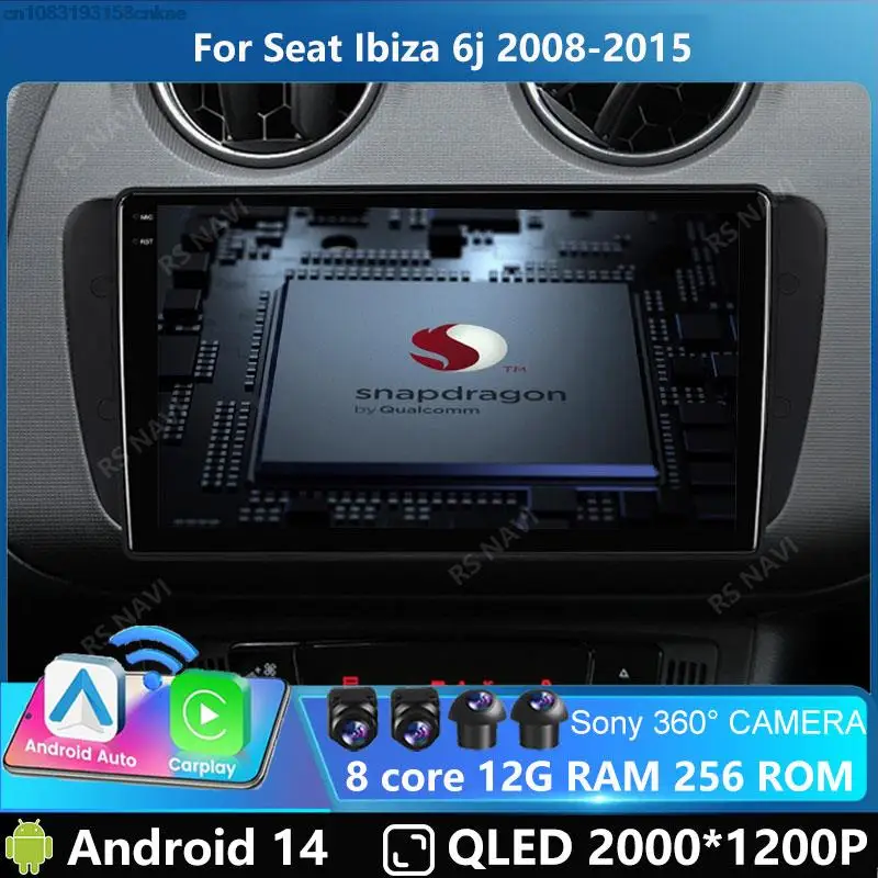 9-дюймовый Android 14 автомобильный радиоприемник для Seat Ibiza MK4 6J 2009-2013 мультимедийный плеер CarPlay Автомобильный GPS Bluetooth WIFI Автомобильный Головной блок
9-дюймовый Android 14 автомобильный радиоприемник для Seat Ibiza MK4 6J 2009-2013 мультимедийный плеер CarPlay Автомобильный GPS Bluetooth WIFI Автомобильный Головной блок