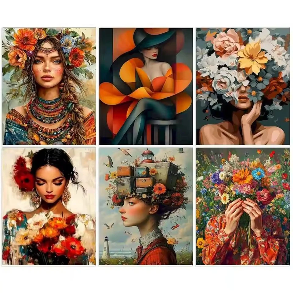 5DDIY Diamond Painting Abstract Women Flower Painting Mosaic Embroidery Wall Characters Unique Gifts Home Decoration
5DDIY Diamond Painting Abstract Women Flower Painting Mosaic Embroidery Wall Characters Unique Gifts Home Decoration