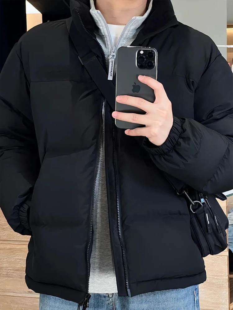 Cleanfit Black Jiuzhou Men's down Jacket Winter American High-End Bread Style Cotton Coat Warmth Outerwear Thickened
Cleanfit Black Jiuzhou Men's down Jacket Winter American High-End Bread Style Cotton Coat Warmth Outerwear Thickened