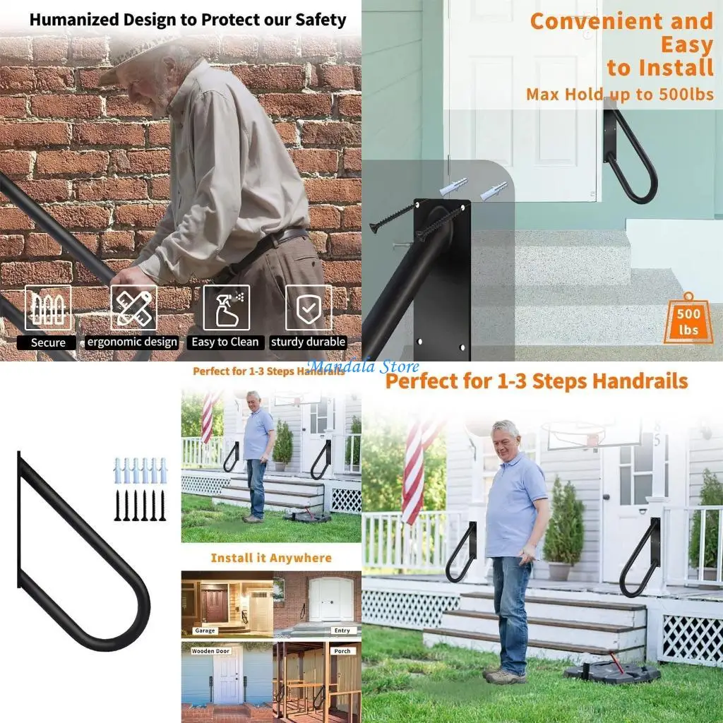 U2JC Non-Slip Door Jamb Corner Wall Mount Stair Hand Railing Grab Bars U-Shape Handle
U2JC Non-Slip Door Jamb Corner Wall Mount Stair Hand Railing Grab Bars U-Shape Handle