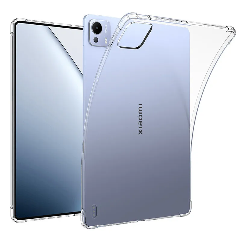 Прозрачный чехол для планшета из ТПУ для Xiaomi Pad 7 Ultra 2025 14 дюймов, четырехугольный мягкий силиконовый чехол с защитой от падения, полный защитный чехол
Прозрачный чехол для планшета из ТПУ для Xiaomi Pad 7 Ultra 2025 14 дюймов, четырехугольный мягкий силиконовый чехол с защитой от падения, полный защитный чехол