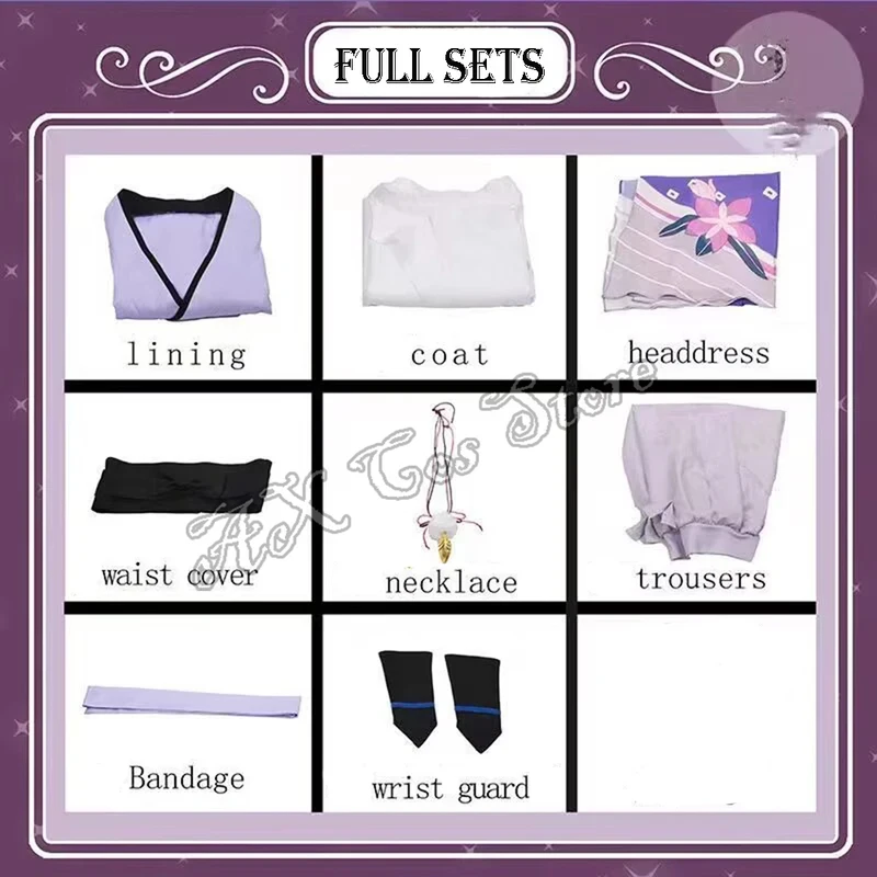 3.a;6\m/Wanderer Genshin Impact Scaramouche Cosplay Costume Wig Kimono with Headscarf Halloween Costumes for Men Women Gg;8'l/7,
3.a;6\m/Wanderer Genshin Impact Scaramouche Cosplay Costume Wig Kimono with Headscarf Halloween Costumes for Men Women Gg;8'l/7,