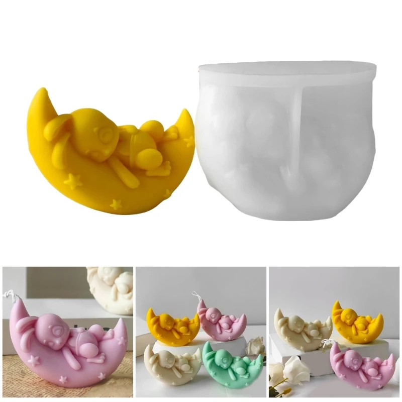 Silicone Handmade Molds Moon Rabbit Making Moulds Silicone Texture Perfect for Projects and Epoxy Resin Craft Y08E
Silicone Handmade Molds Moon Rabbit Making Moulds Silicone Texture Perfect for Projects and Epoxy Resin Craft Y08E