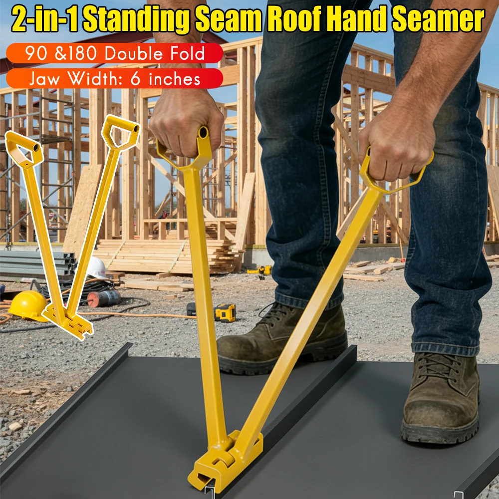 Handle Length Roof Hand Seamer 2 in 1 Standing Seam Locking Plier Color Steel Tile Manual Bite Tool for Roofing Construction
Handle Length Roof Hand Seamer 2 in 1 Standing Seam Locking Plier Color Steel Tile Manual Bite Tool for Roofing Construction