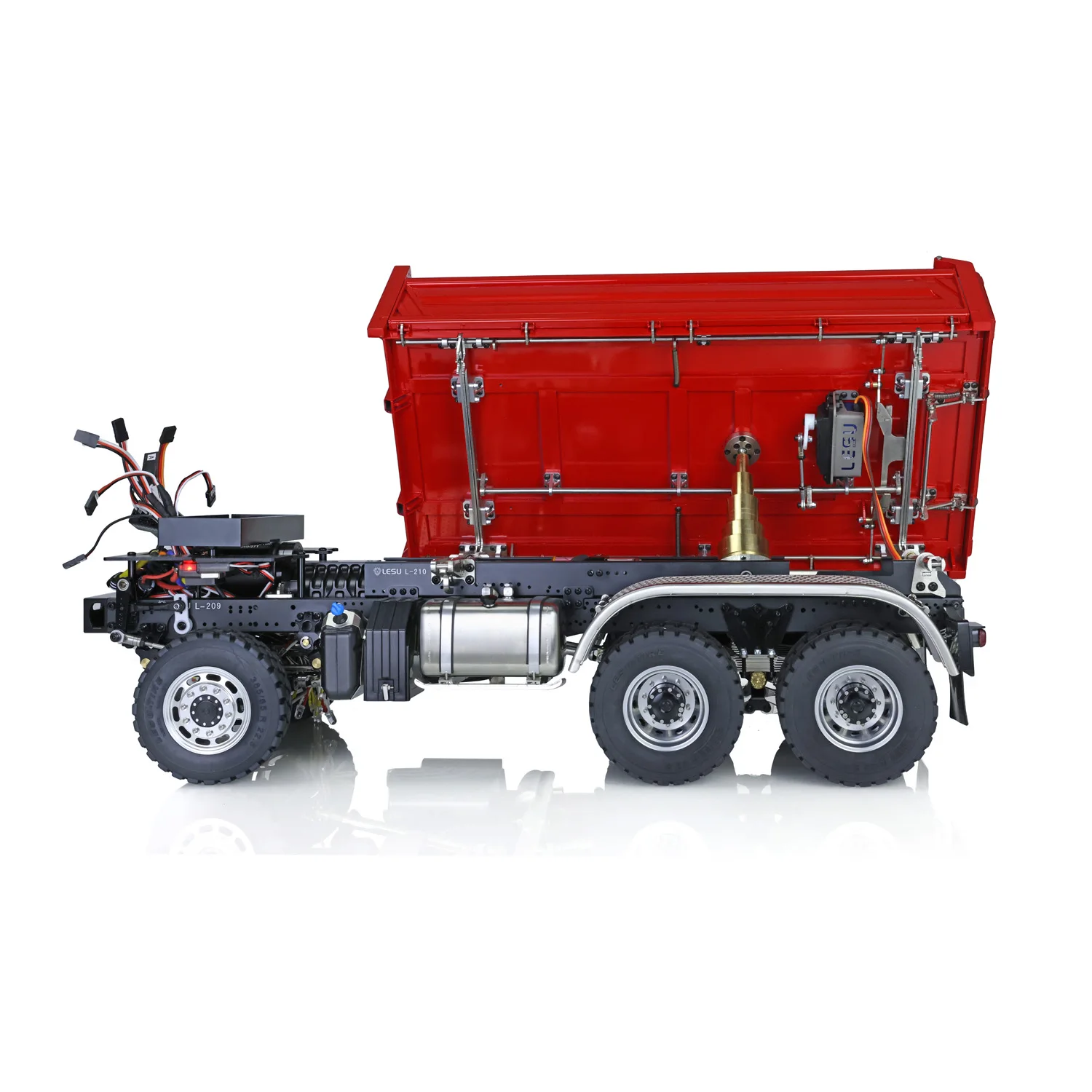 LESU 3348 6 Wheel-drive 1/14 3Axles RC Three-Way Tipper Dumper Truck Cab Unassembled Outdoor RC Heavy Machine Toys Gift THZH1283
LESU 3348 6 Wheel-drive 1/14 3Axles RC Three-Way Tipper Dumper Truck Cab Unassembled Outdoor RC Heavy Machine Toys Gift THZH1283