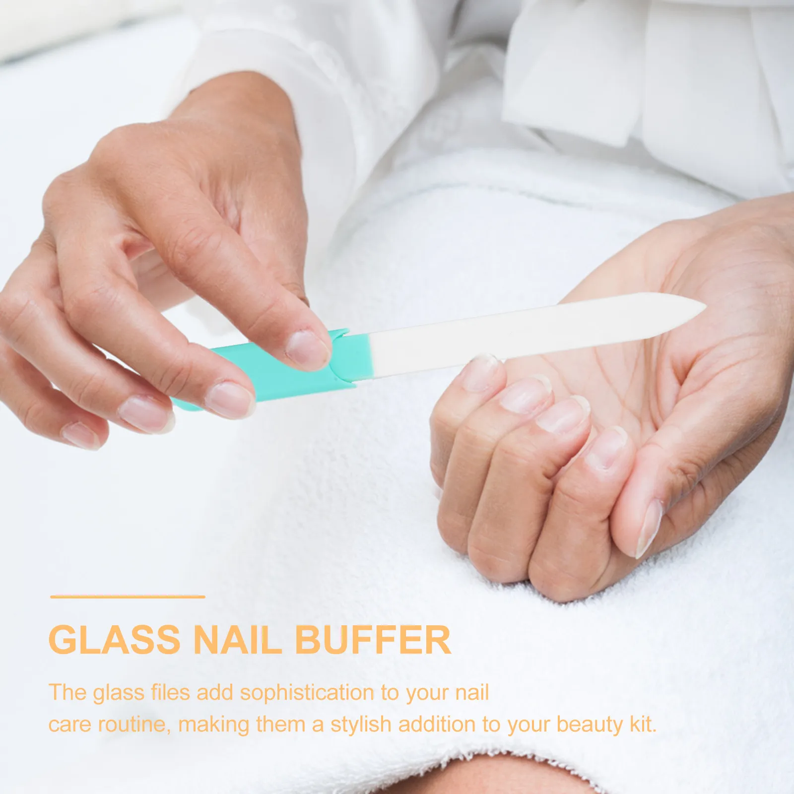 6Pcs Glass Manicure Nail Files Fine Surface Portable Nail Shaping Buffers for Fingernail Toenail Care Fingernail File
6Pcs Glass Manicure Nail Files Fine Surface Portable Nail Shaping Buffers for Fingernail Toenail Care Fingernail File