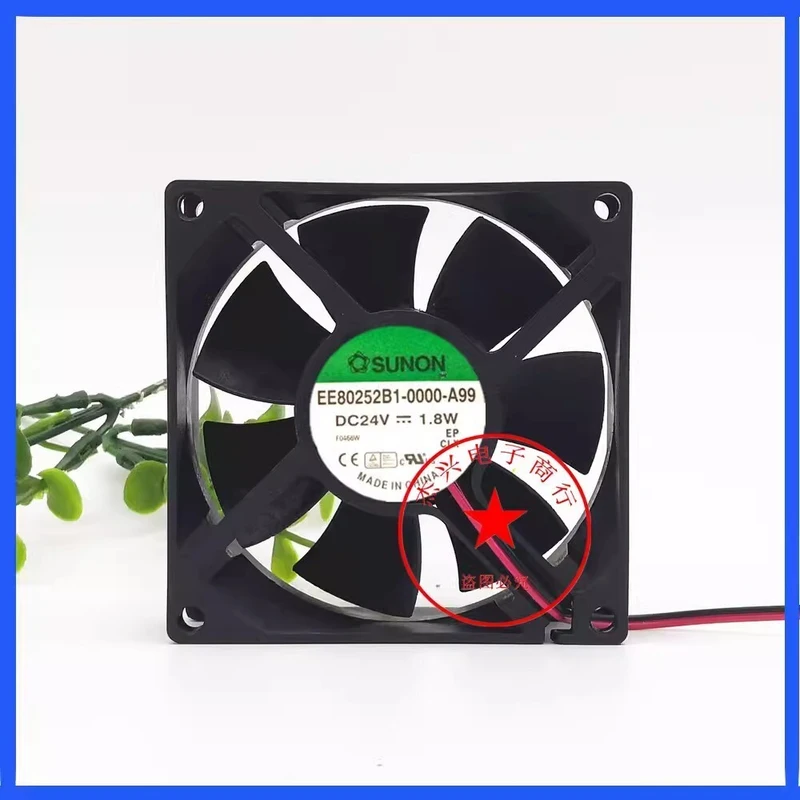 S+ SUNON EE80252B1-0000-A99 8025 DC24V 1.8W 8CM 2-Wire Inverter Cooling Fan
S+ SUNON EE80252B1-0000-A99 8025 DC24V 1.8W 8CM 2-Wire Inverter Cooling Fan