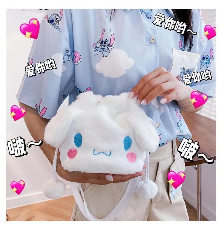 Kawaii Sanrio My Melody Plush Small Bag For Women Lolita Crossbody Bag For Girl Travel Bag Cartoon Doll Purses Birthday Gifts
Kawaii Sanrio My Melody Plush Small Bag For Women Lolita Crossbody Bag For Girl Travel Bag Cartoon Doll Purses Birthday Gifts
