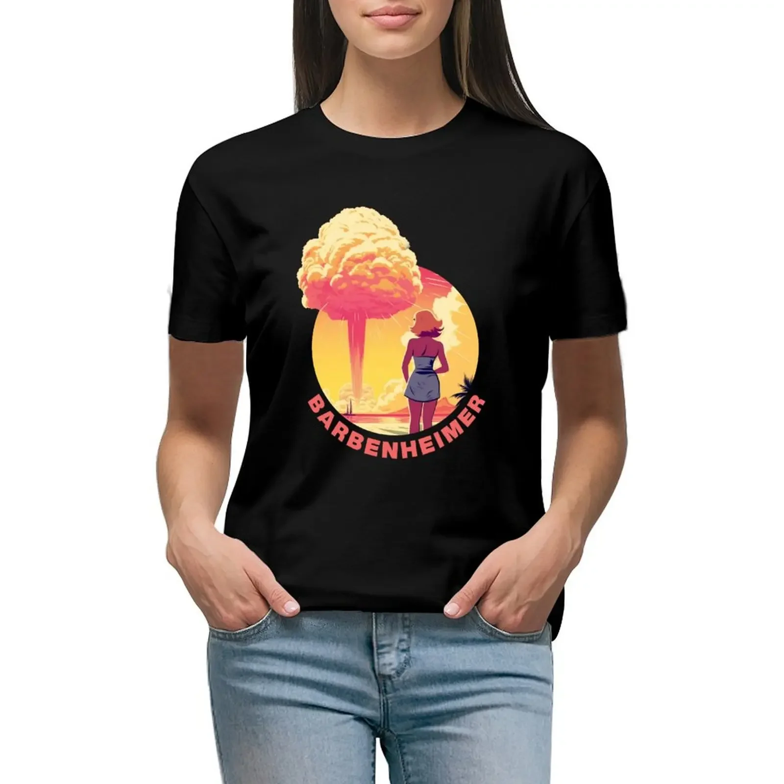 BARBENHEIMER 2023 T-Shirt blacks customs aesthetic clothes Female clothing t-shirts for Women graphic tees funny
BARBENHEIMER 2023 T-Shirt blacks customs aesthetic clothes Female clothing t-shirts for Women graphic tees funny