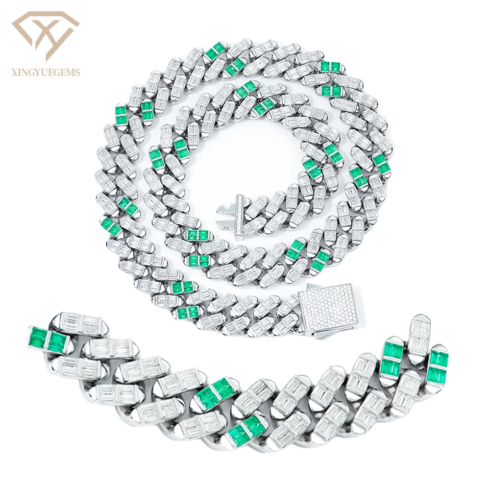 Factory custom wholesale hip-hop jewelry necklace men 16mm 925 silver gra certified vvs diamond moissanite cuban link chain
Factory custom wholesale hip-hop jewelry necklace men 16mm 925 silver gra certified vvs diamond moissanite cuban link chain