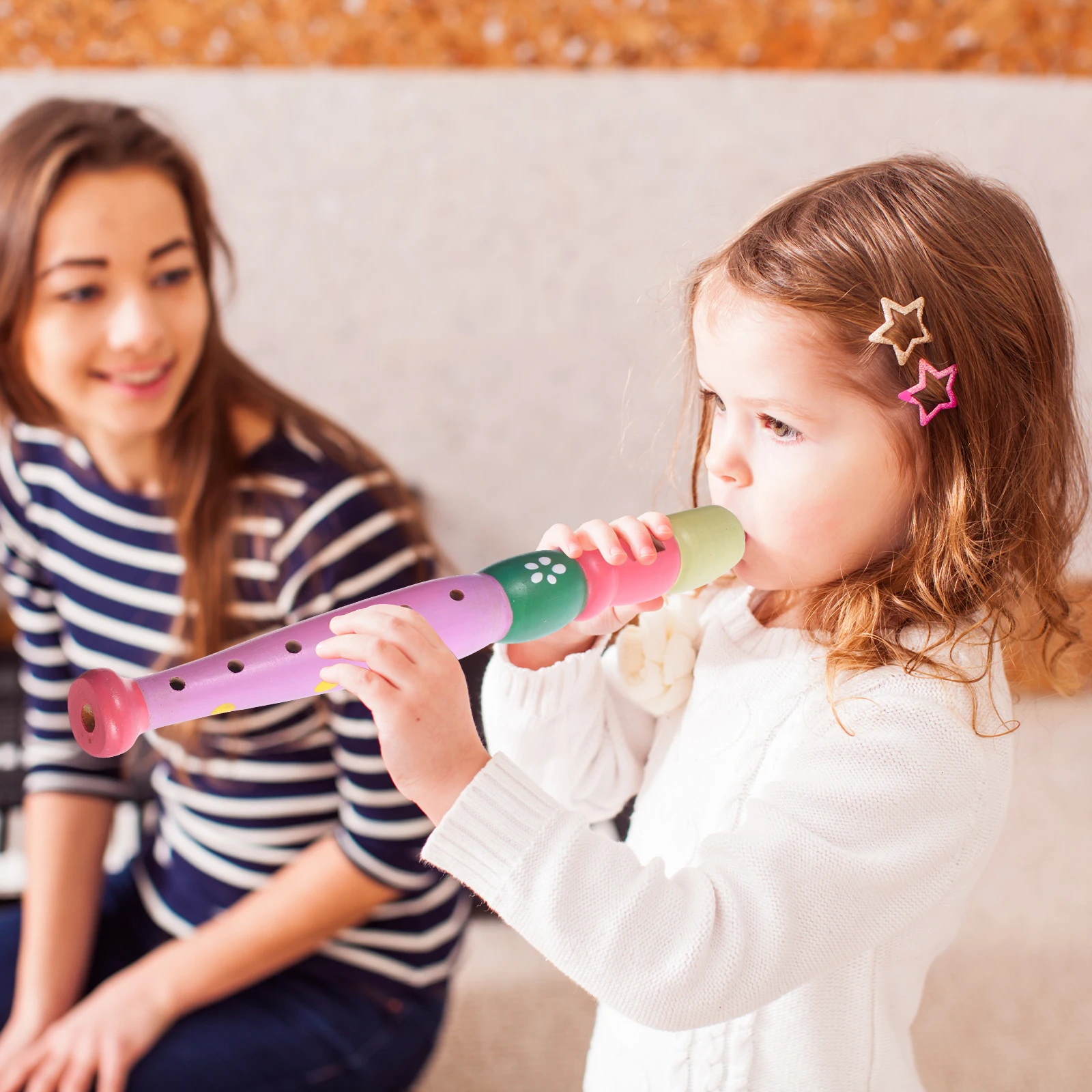 2Pcs Children Wooden Musical Flute 6 Hole Clarinet Learning Instrument Lightweight Birthday Gift Creative Playing Recorder
2Pcs Children Wooden Musical Flute 6 Hole Clarinet Learning Instrument Lightweight Birthday Gift Creative Playing Recorder