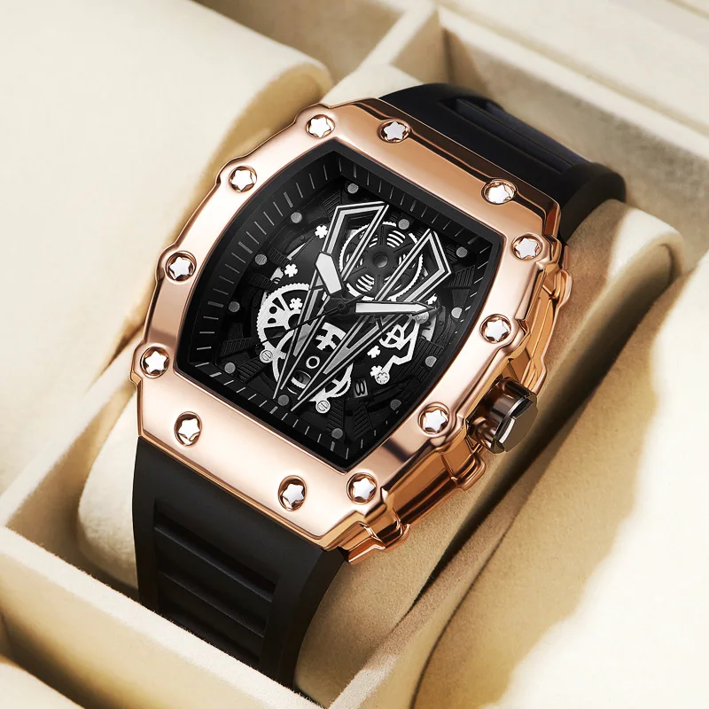 New wine barrel men's watch cross-border explosive sports
New wine barrel men's watch cross-border explosive sports