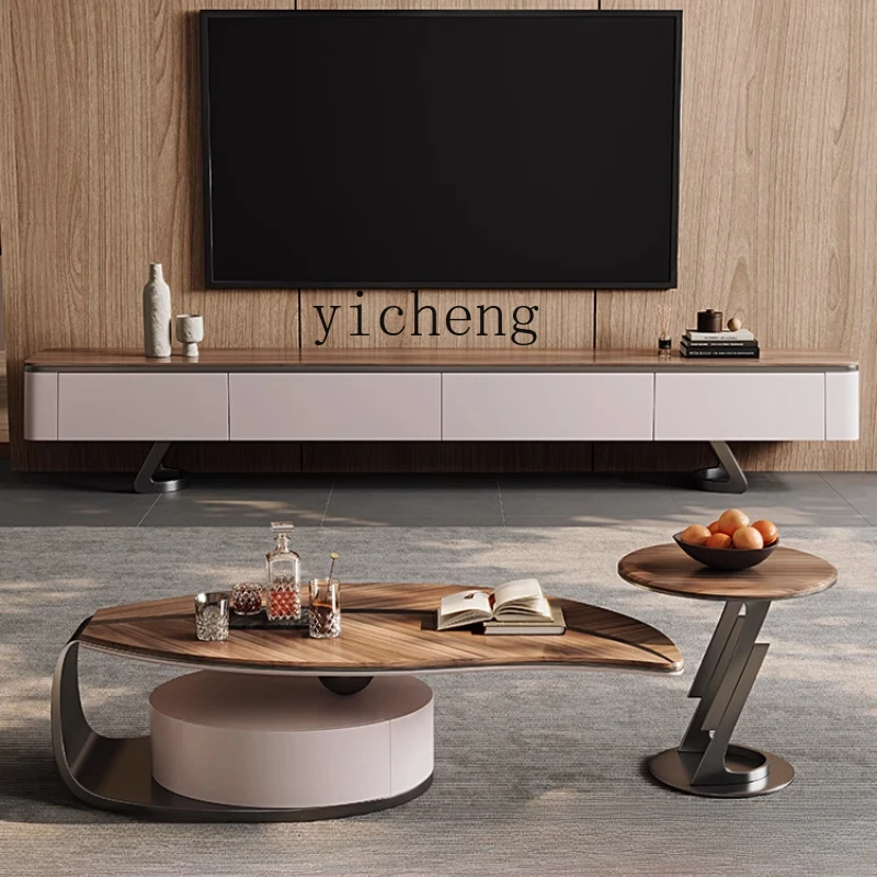 TQH solid wood coffee table TV cabinet combination modern simple light luxury household small apartment high-end special-shaped
TQH solid wood coffee table TV cabinet combination modern simple light luxury household small apartment high-end special-shaped