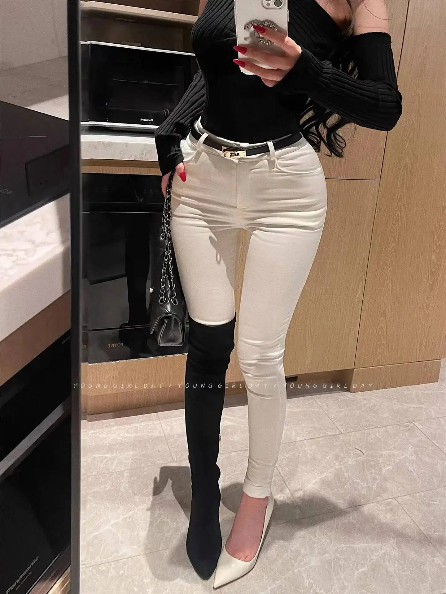 Корейские модные женские брюки-карандаш с высокой талией, эластичные, облегающие, для коррекции фигуры, O18P
Корейские модные женские брюки-карандаш с высокой талией, эластичные, облегающие, для коррекции фигуры, O18P