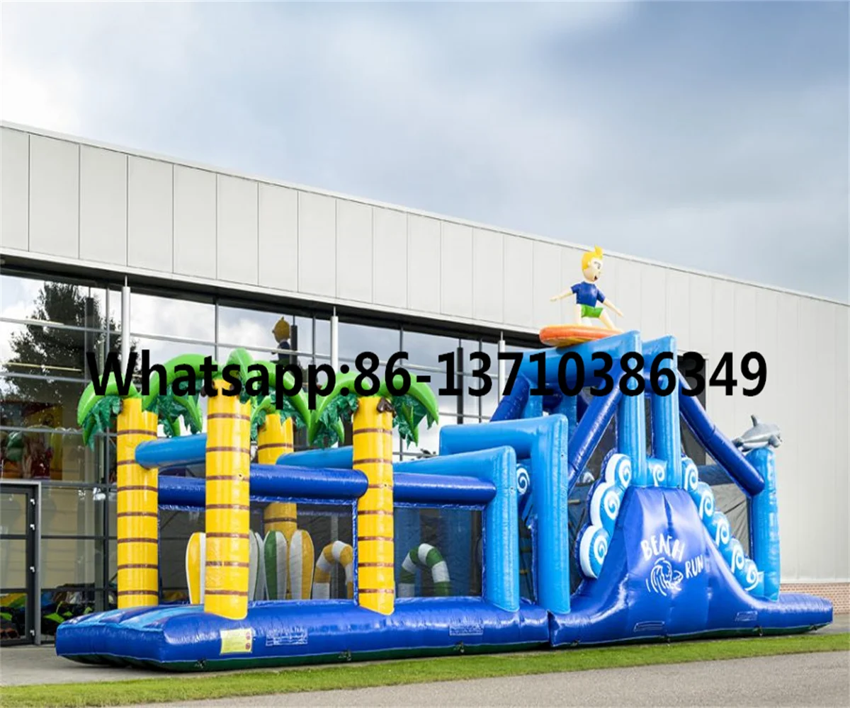 Factory hot-selling commercial adult children inflatable surfing obstacle course slide BD-056
Factory hot-selling commercial adult children inflatable surfing obstacle course slide BD-056