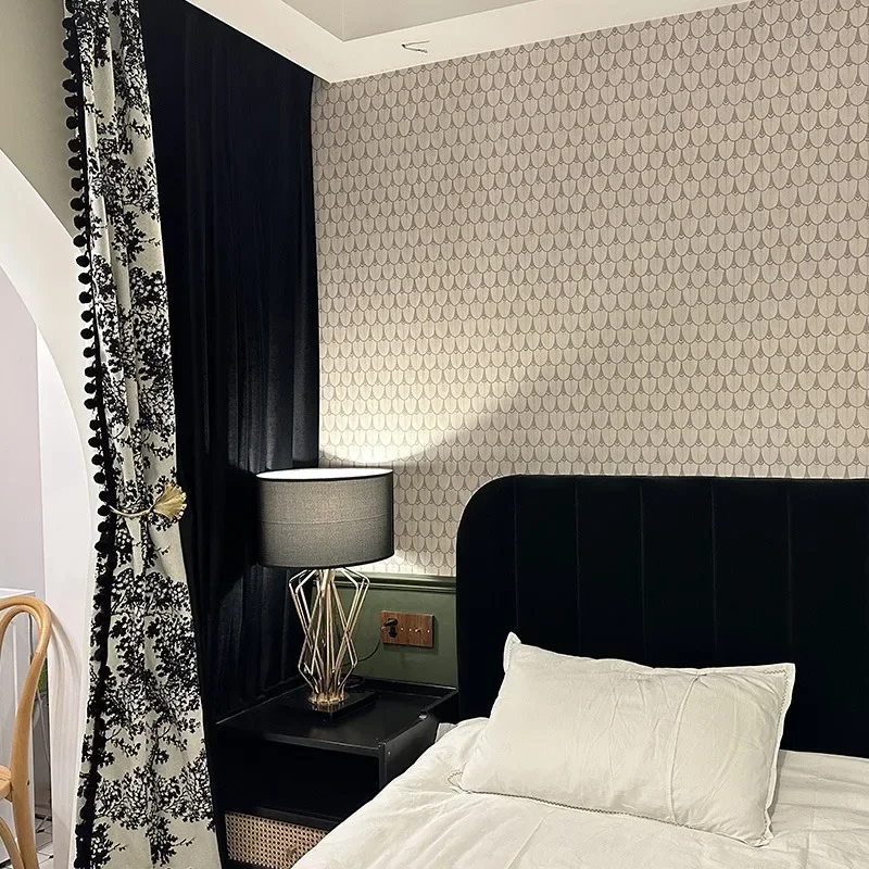 French Black White Velvet Spelling Curtains for Living Dining Room Bedroom Window Balcony American Jacquard Chenille Curtains
French Black White Velvet Spelling Curtains for Living Dining Room Bedroom Window Balcony American Jacquard Chenille Curtains