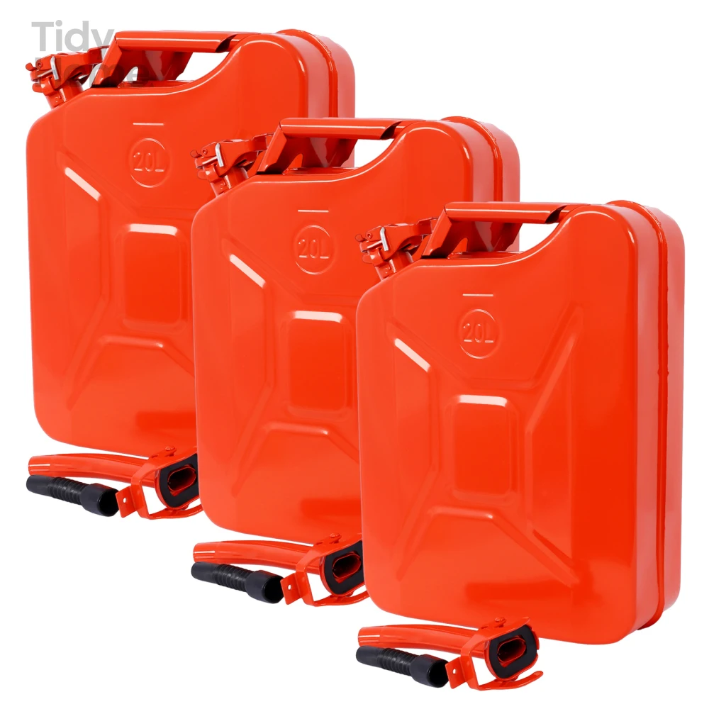 20 Liter (5 Gallon) Fuel Can with Flexible Spout,Premium steel material Portable oil Cans,Fuel CAN with a solid bayonet closure
20 Liter (5 Gallon) Fuel Can with Flexible Spout,Premium steel material Portable oil Cans,Fuel CAN with a solid bayonet closure