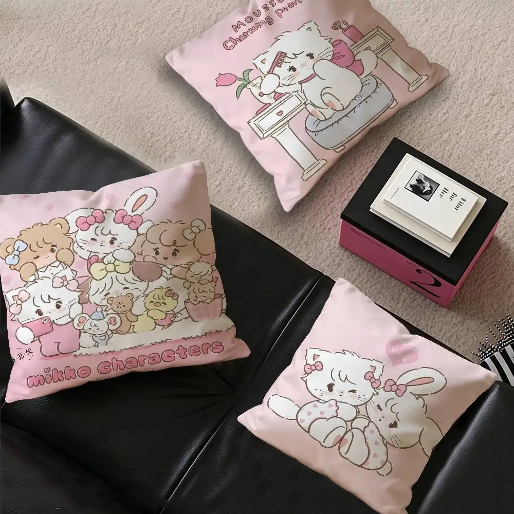 Japan M-mikko C-Characters art Personalized picture text home decorative pillows Household Gifts 45x45cm
Japan M-mikko C-Characters art Personalized picture text home decorative pillows Household Gifts 45x45cm