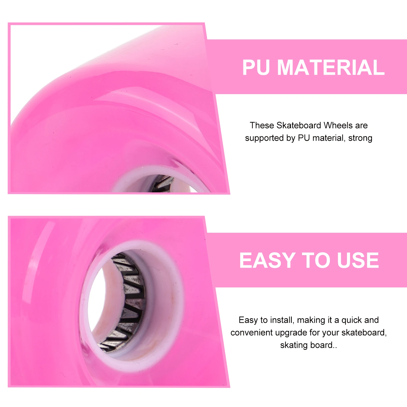 2Pcs PU Skateboard Wheels Non-Slip Smooth Replacement Wheel Durable Skate Board Part Skateboard Wheels
2Pcs PU Skateboard Wheels Non-Slip Smooth Replacement Wheel Durable Skate Board Part Skateboard Wheels