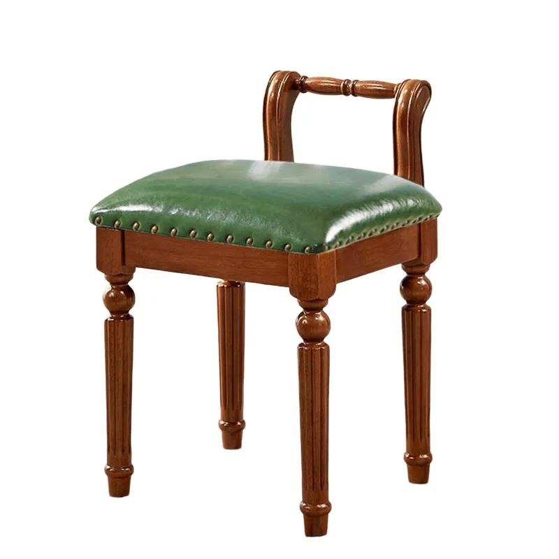 Home European makeup stool modern simple fabric solid wood dresser stool manicure small stool pastoral bedroom white chair
Home European makeup stool modern simple fabric solid wood dresser stool manicure small stool pastoral bedroom white chair