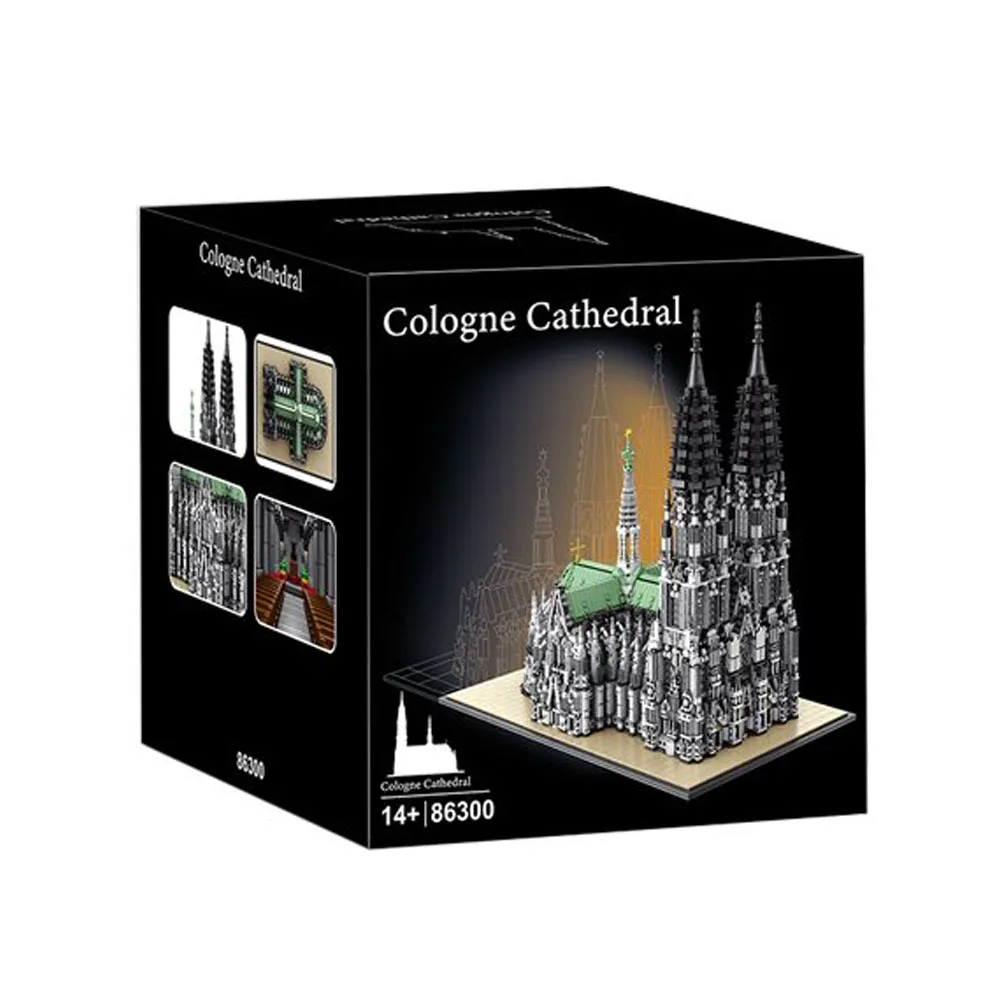 IN STOCK 86300 MOC Medieval Cologne Cathedral Building Blocks Bricks Assembling Construction Toys for Boys Christmas Gift Set
IN STOCK 86300 MOC Medieval Cologne Cathedral Building Blocks Bricks Assembling Construction Toys for Boys Christmas Gift Set