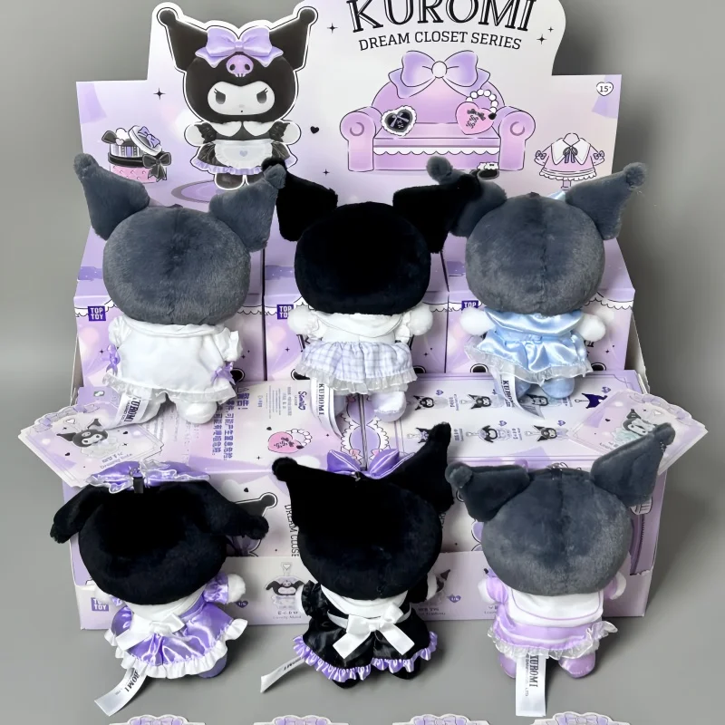 Sanrio Genuine Kuromi Dream Closet Series Cute Trendy Plush Blind Box Diy Dress Up Mystery Box Vinyl Pendants Surprise Toy Gifts
Sanrio Genuine Kuromi Dream Closet Series Cute Trendy Plush Blind Box Diy Dress Up Mystery Box Vinyl Pendants Surprise Toy Gifts