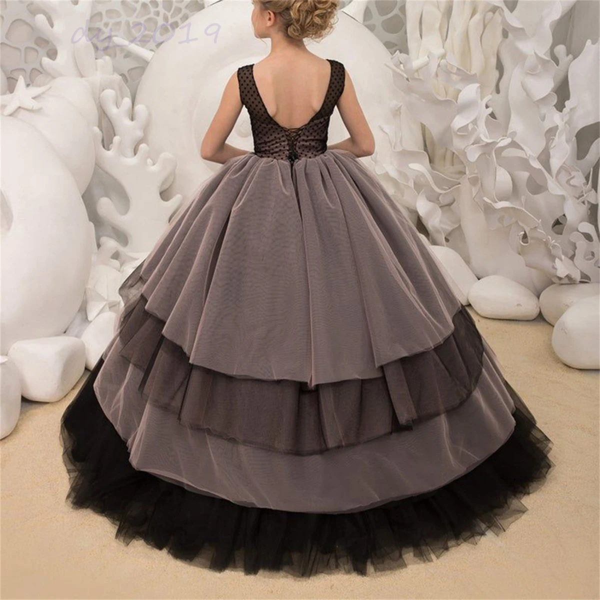 Dot Lace Flower Girl Dresses Wedding Appliques Pleat Ball Gown Tiered First Communion Tulle Dress Bow Kids Pageant Party
Dot Lace Flower Girl Dresses Wedding Appliques Pleat Ball Gown Tiered First Communion Tulle Dress Bow Kids Pageant Party