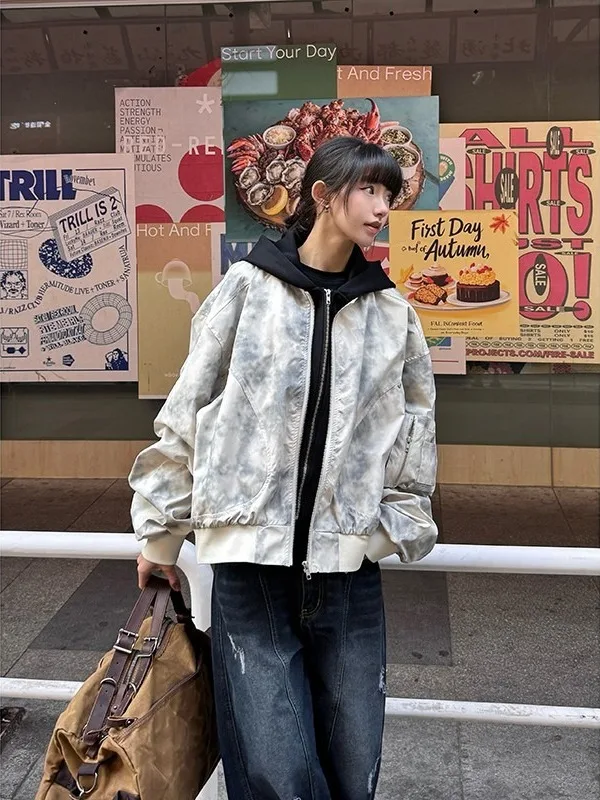 Мужская свободная куртка-пилот в стиле ретро с капюшоном, с эффектом тай-дай, на молнии, весна-осень, новая коллекция, удлиненная модель
Мужская свободная куртка-пилот в стиле ретро с капюшоном, с эффектом тай-дай, на молнии, весна-осень, новая коллекция, удлиненная модель