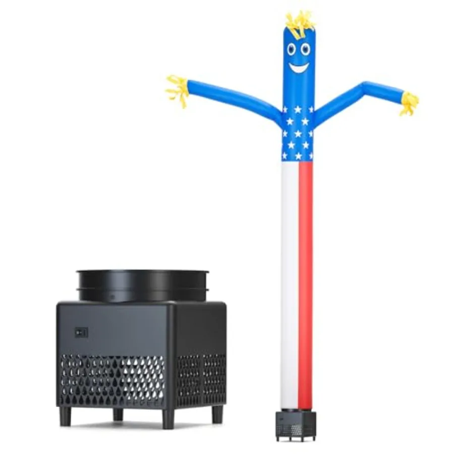 6ft Sky Air Puppet Dancer Inflatable Waving Tube Man with Lights Built-in Blower - Wacky Waving Wind Flying Dancing Tube Guy fo
6ft Sky Air Puppet Dancer Inflatable Waving Tube Man with Lights Built-in Blower - Wacky Waving Wind Flying Dancing Tube Guy fo