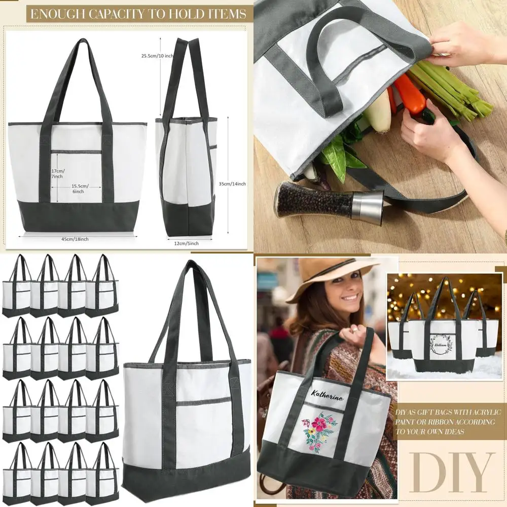Bulk 18 Inch Reusable Grocery Tote Bags for Women, Mother, and DIY Enthusiasts
Bulk 18 Inch Reusable Grocery Tote Bags for Women, Mother, and DIY Enthusiasts