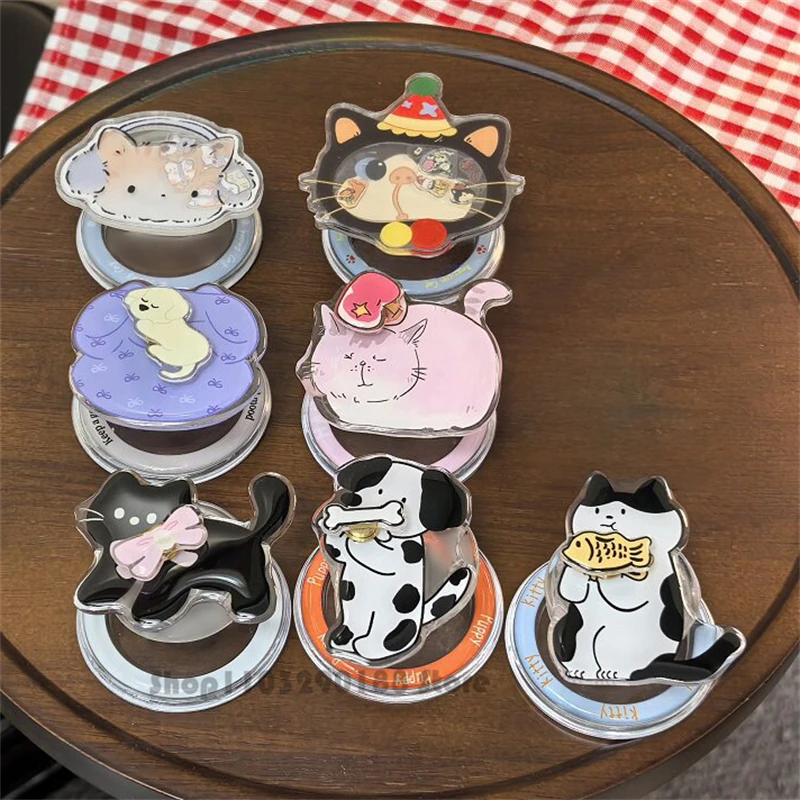 Korean Cute Cartoon Rotate Cat Magnetic Holder Grip Tok Griptok Phone Stand Holder Support For iPhone For Pad Magsafe Smart Tok
Korean Cute Cartoon Rotate Cat Magnetic Holder Grip Tok Griptok Phone Stand Holder Support For iPhone For Pad Magsafe Smart Tok