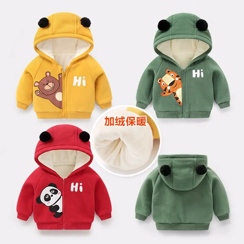 Children's clothing infant boy baby autumn winter winter children add wool coat female 0 3 children with thick warm coat were 
Children's clothing infant boy baby autumn winter winter children add wool coat female 0 3 children with thick warm coat were