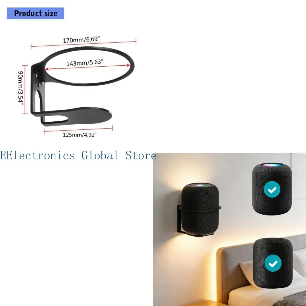 462B Space Saving Wall Mount Bracket For Speaker Stand Easy To Install Includes Screw
462B Space Saving Wall Mount Bracket For Speaker Stand Easy To Install Includes Screw