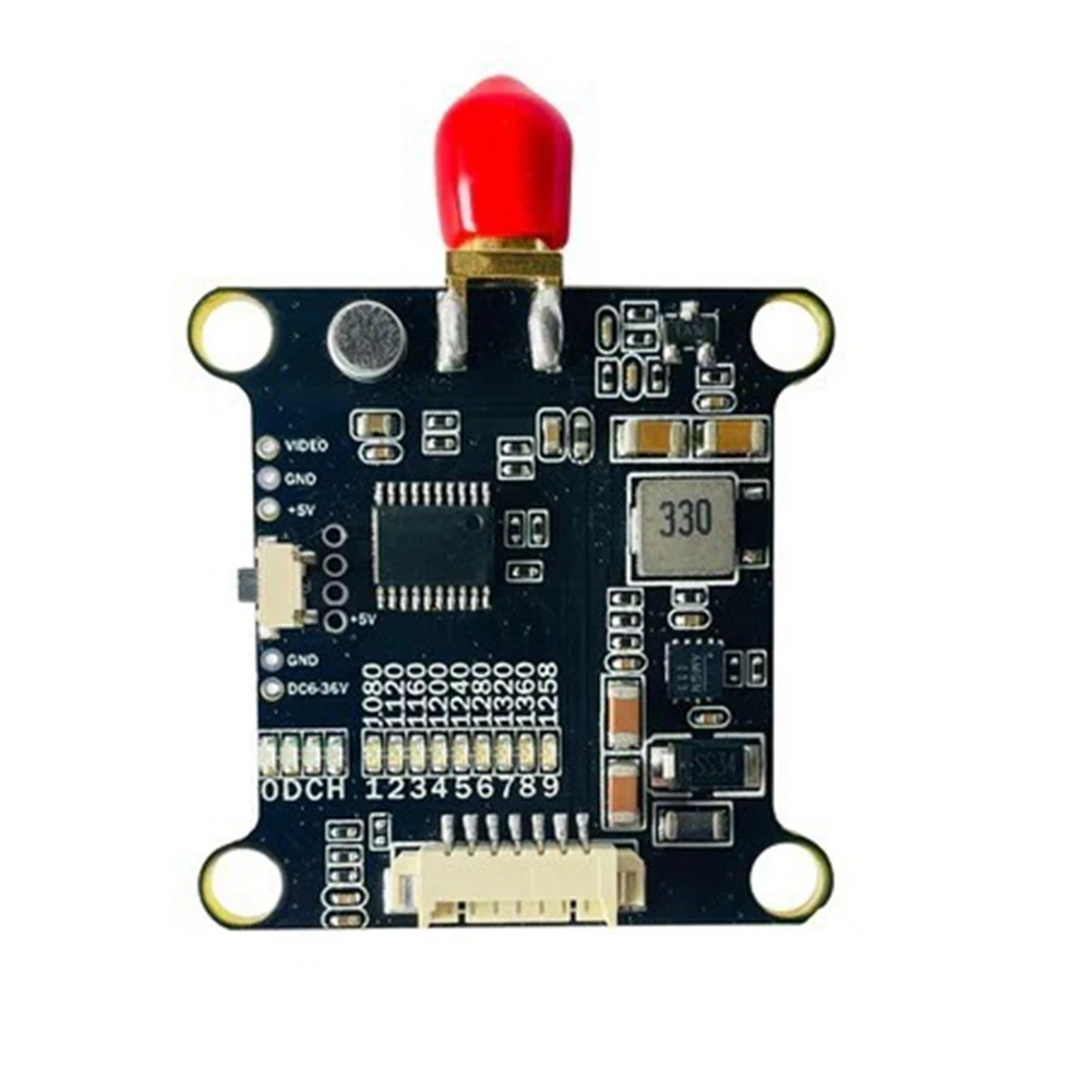 Видеопередатчик FPV 1.2G 1.6W VTX 1600Mw 9 каналов 7-36В для FPV RC гоночных дронов
Видеопередатчик FPV 1.2G 1.6W VTX 1600Mw 9 каналов 7-36В для FPV RC гоночных дронов