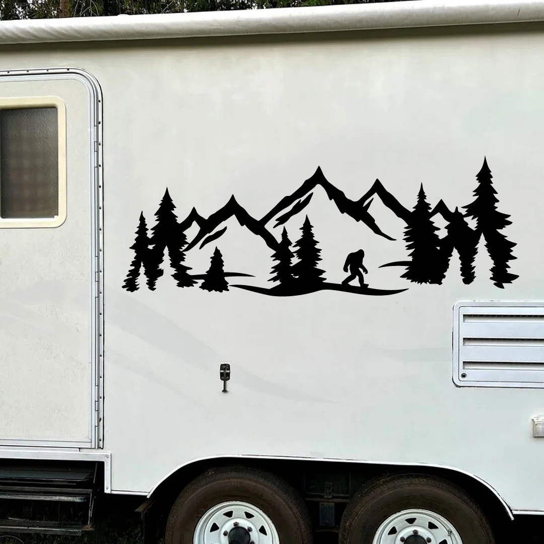 Bigfoot Mountain Forest Vinyl Sticker - Camper RV Sticker Decal Window Waterproof Property Accessories Decoration
Bigfoot Mountain Forest Vinyl Sticker - Camper RV Sticker Decal Window Waterproof Property Accessories Decoration