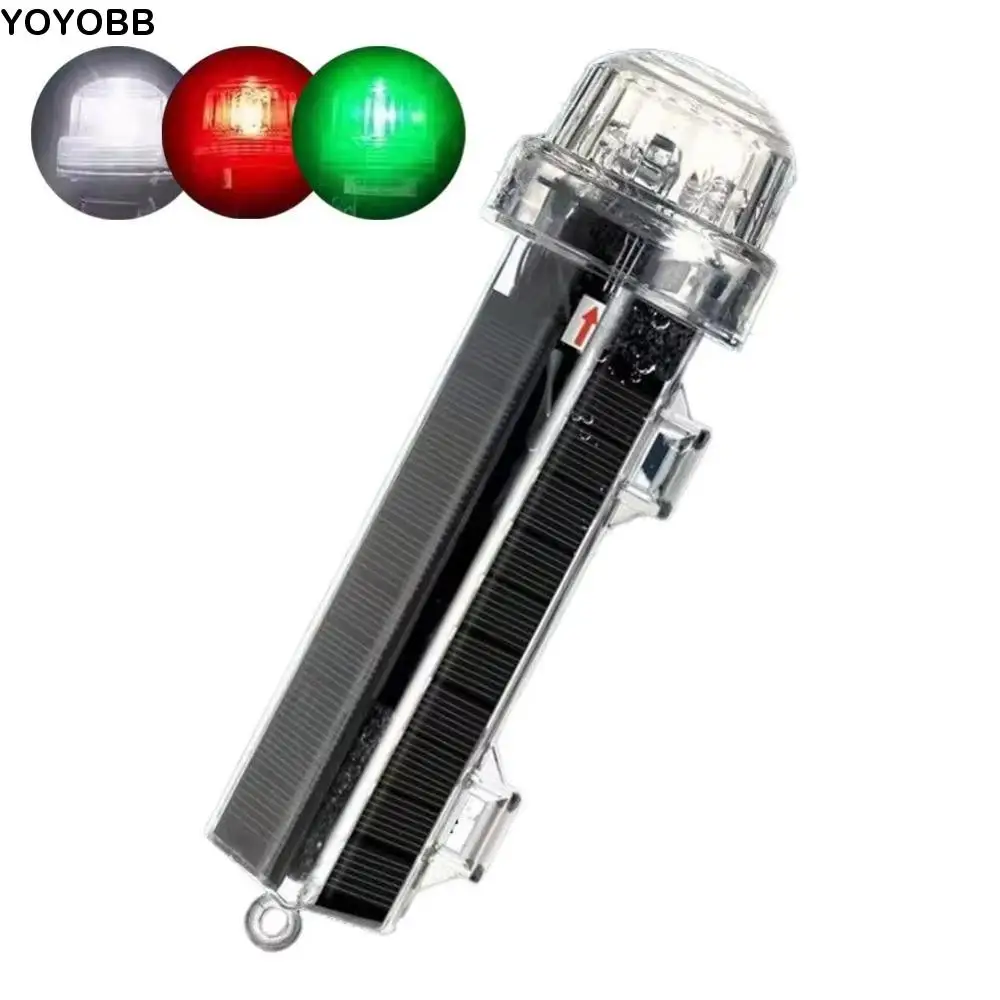 Tricolor Light Solar Ocean Signal Light Waterproof High Brightness Ship Warning Light Magnet Switch Strobe Flash
Tricolor Light Solar Ocean Signal Light Waterproof High Brightness Ship Warning Light Magnet Switch Strobe Flash