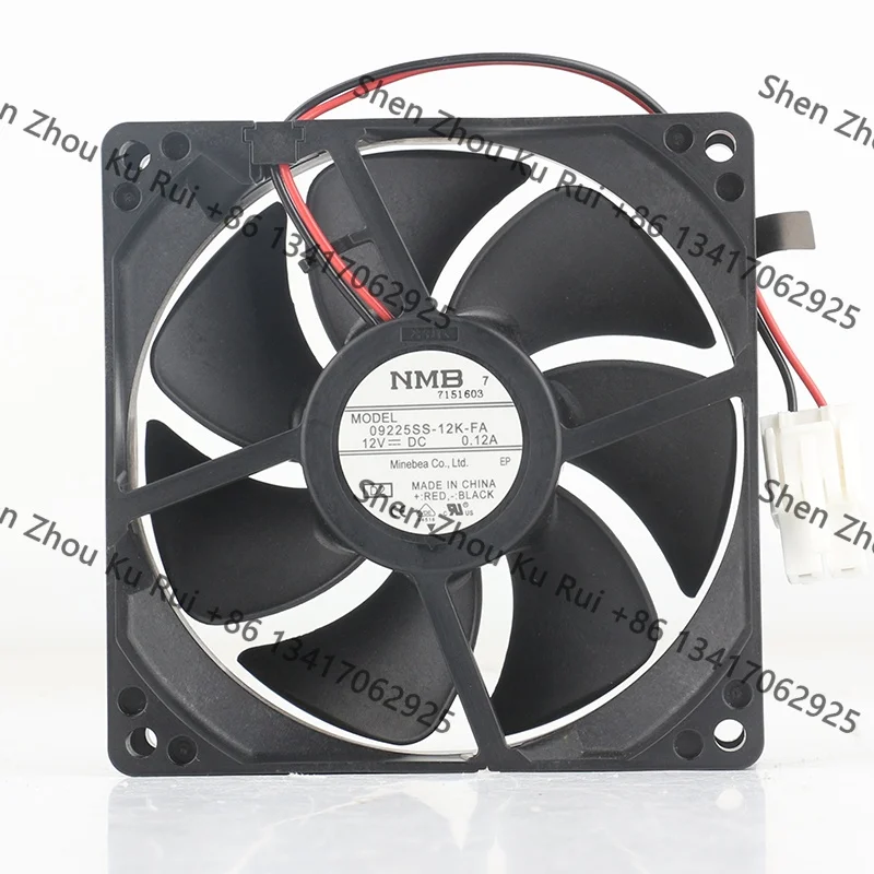 New NMB 5V 24V 48V DC 12V 0.12A AC EC 9025 90X90X25MM 9CM Silent Power Supply Computer Chassis 2-wire 09225SS-12K-FA cooling fan
New NMB 5V 24V 48V DC 12V 0.12A AC EC 9025 90X90X25MM 9CM Silent Power Supply Computer Chassis 2-wire 09225SS-12K-FA cooling fan