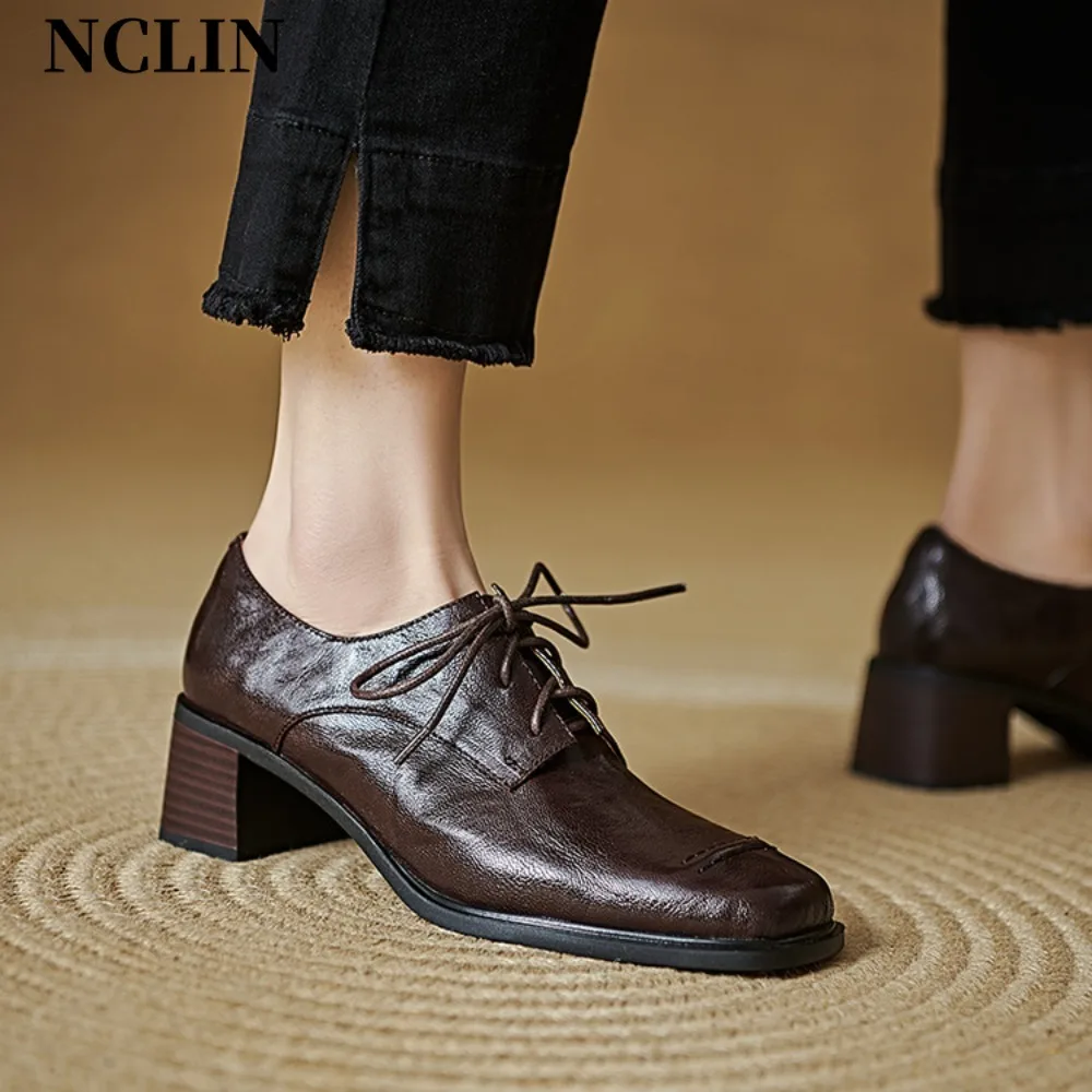 34-40 Women Oxfords Women's Shoes Ladies Leather Female Round Toe Sewing Retro Comfortable Footwear Lolita Shoe Brown
34-40 Women Oxfords Women's Shoes Ladies Leather Female Round Toe Sewing Retro Comfortable Footwear Lolita Shoe Brown