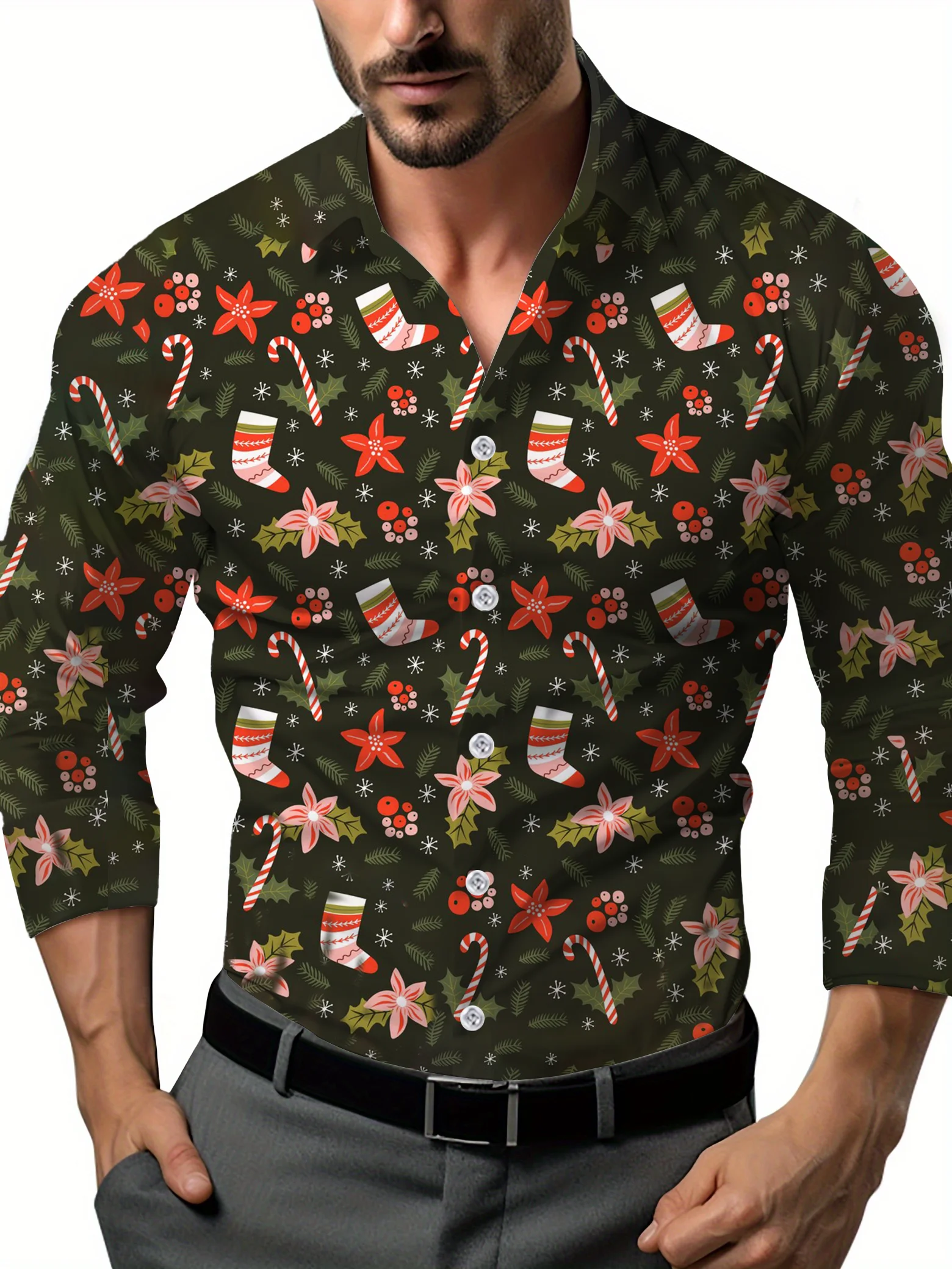 Christmas Shirt 2024 3D Print Long Sleeve Shirt Christmas Holiday Party Shirt Oversized shirt Men's Shirt Harajuku Clothing
Christmas Shirt 2024 3D Print Long Sleeve Shirt Christmas Holiday Party Shirt Oversized shirt Men's Shirt Harajuku Clothing