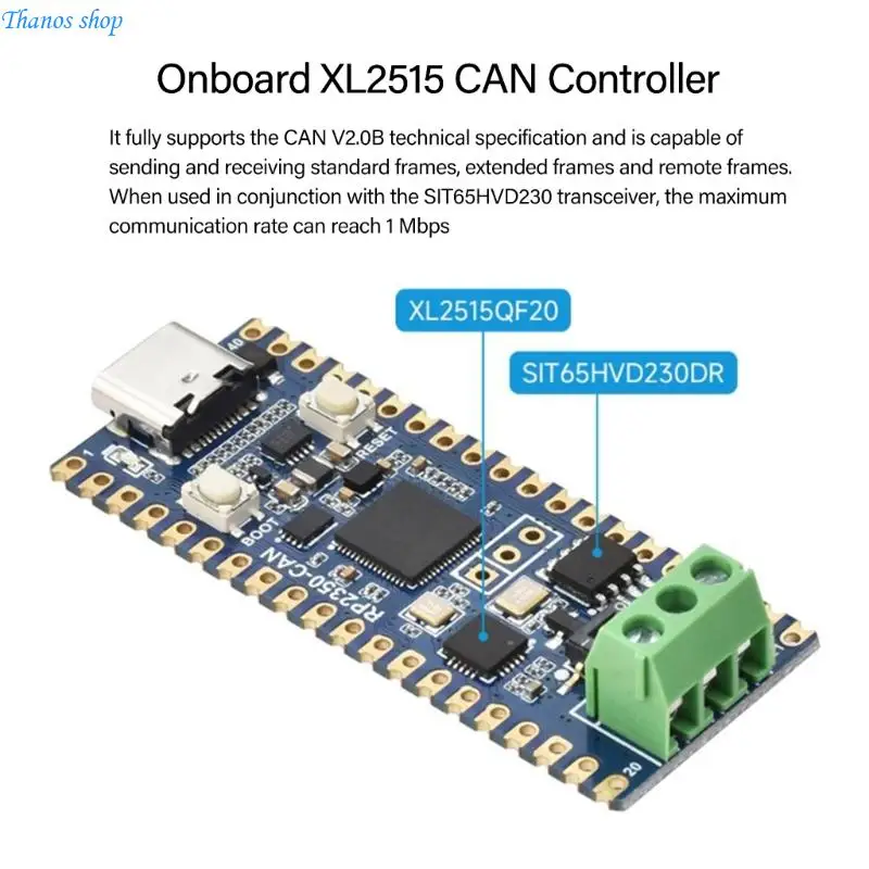 Double Cored RP2350A Microcontroller Board With Onboards Flash And For IoTs X37A
Double Cored RP2350A Microcontroller Board With Onboards Flash And For IoTs X37A