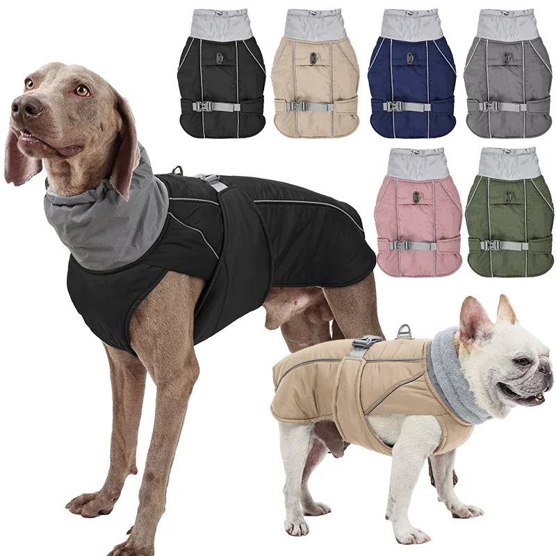 Reflective Dog Clothes Jacket Waterproof Pet Coat Winter Warm Outdoor Dog Jackets With Velvet Medium Large Dogs Walking Clothing
Reflective Dog Clothes Jacket Waterproof Pet Coat Winter Warm Outdoor Dog Jackets With Velvet Medium Large Dogs Walking Clothing