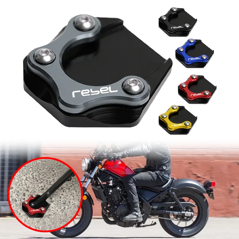 For Honda Rebel 500 250 300 CMX500 CMX300 Motorcycle Accessories Foot Side Stand Enlarge Plate Kickstand Aluminum Extension Pad
For Honda Rebel 500 250 300 CMX500 CMX300 Motorcycle Accessories Foot Side Stand Enlarge Plate Kickstand Aluminum Extension Pad