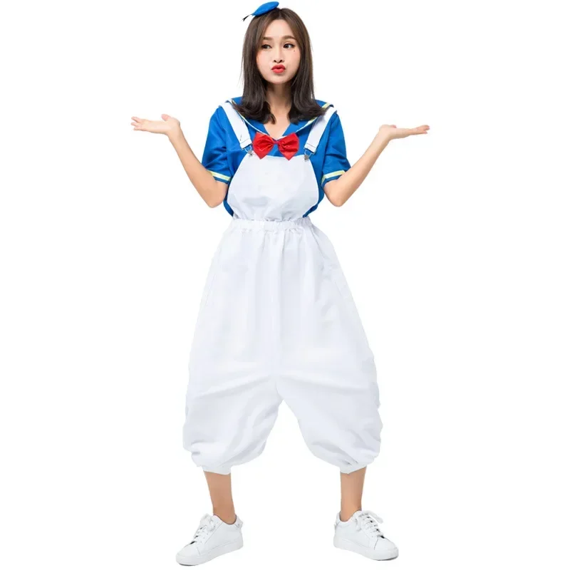 Adult Cute Duck Navy Sailor Costumes Cosplay For Girl Woman Halloween Game Stage Bar Costume Cosplay
Adult Cute Duck Navy Sailor Costumes Cosplay For Girl Woman Halloween Game Stage Bar Costume Cosplay