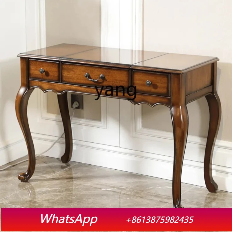 LMM solid wood dresser makeup table simple flip top full set with leather soft bag makeup stool
LMM solid wood dresser makeup table simple flip top full set with leather soft bag makeup stool