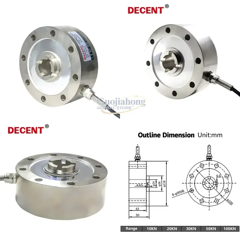 2026 HOT High precision spoke type load cell sensor DYLF-104 100KN for force measurement
2026 HOT High precision spoke type load cell sensor DYLF-104 100KN for force measurement