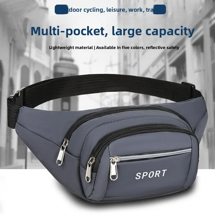 Outdoor Running Sportswear Multifunctional Large Capacity Waterproof Wear Resistant Waist Bag for Men And Women Working at Co...
Outdoor Running Sportswear Multifunctional Large Capacity Waterproof Wear Resistant Waist Bag for Men And Women Working at Co...