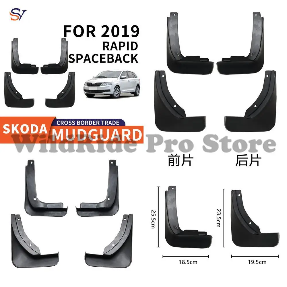 Front & Rear Mud Flaps for 2019 Skoda Rapid Tire Protection PPE Soft Rubber Fender Liners Easy Installation
Front & Rear Mud Flaps for 2019 Skoda Rapid Tire Protection PPE Soft Rubber Fender Liners Easy Installation